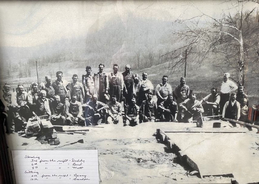 WPA work crew including Benny Rogers and family