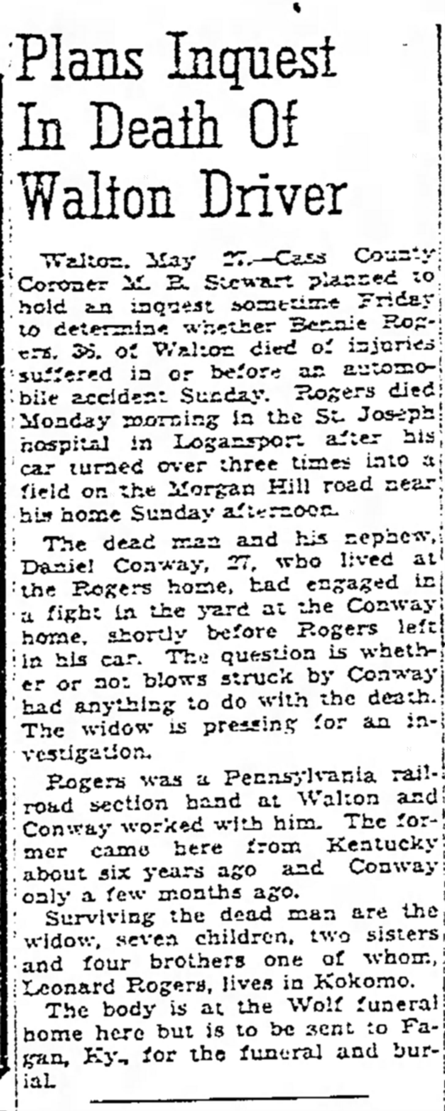 Inquest Announced