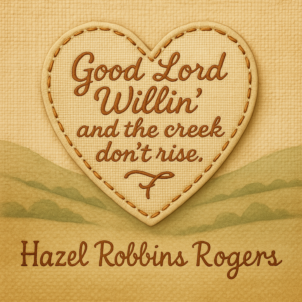 Hazel Robbins Rogers Memory Quilt Block