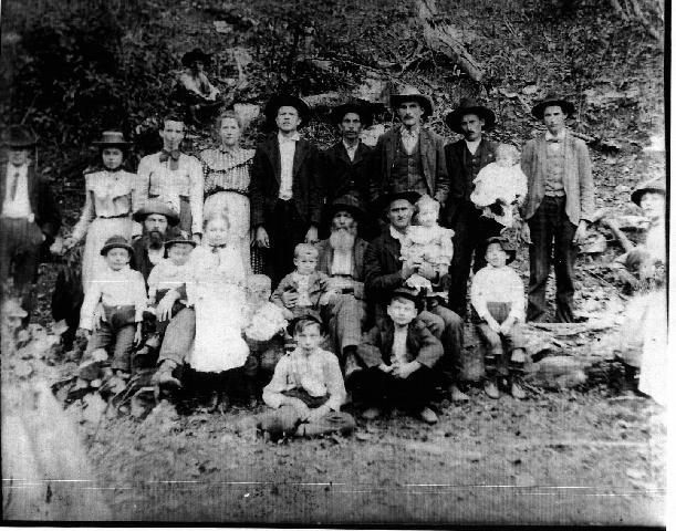 Group photo of Elias Bishop’s family
