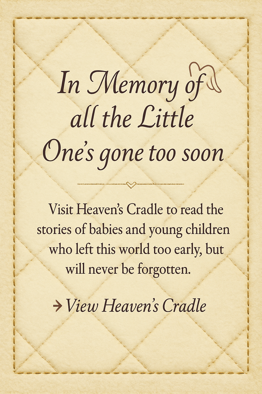 View Heaven’s Cradle