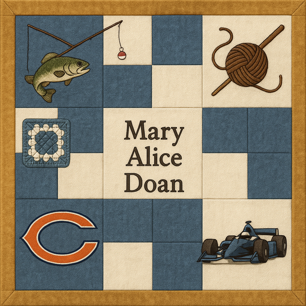 Quilt block for Mary Alice Doan