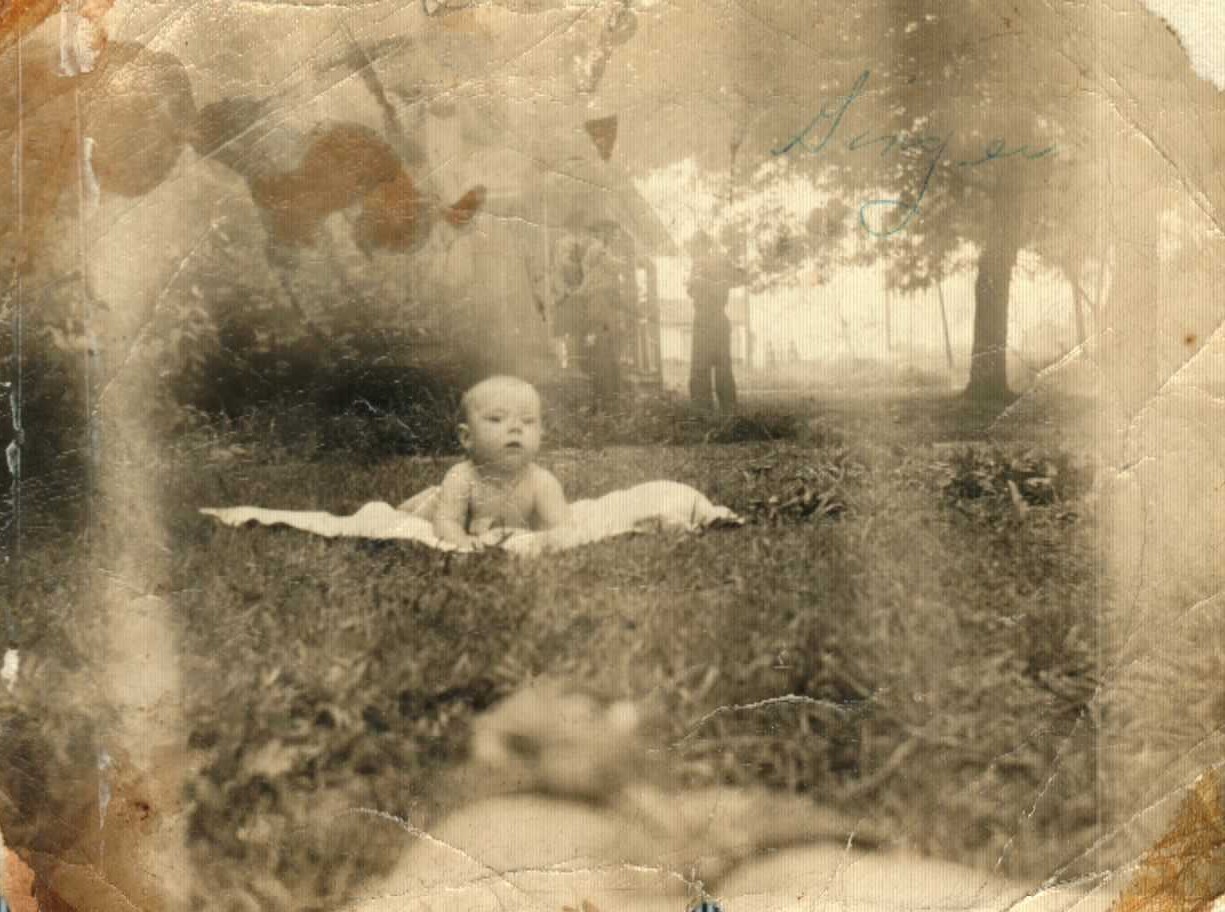 Virginia on lawn