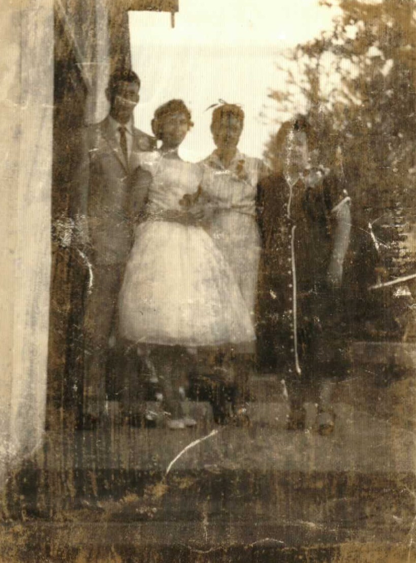 Virginia and Ishmael with family